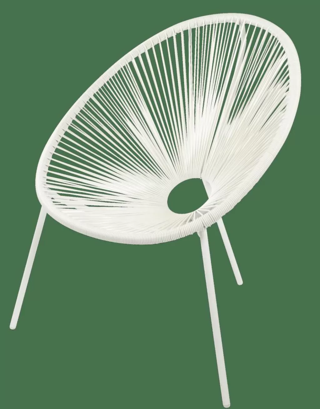 Clearance ACAPULCO Silla Lounge Blanco Sillas Lounge