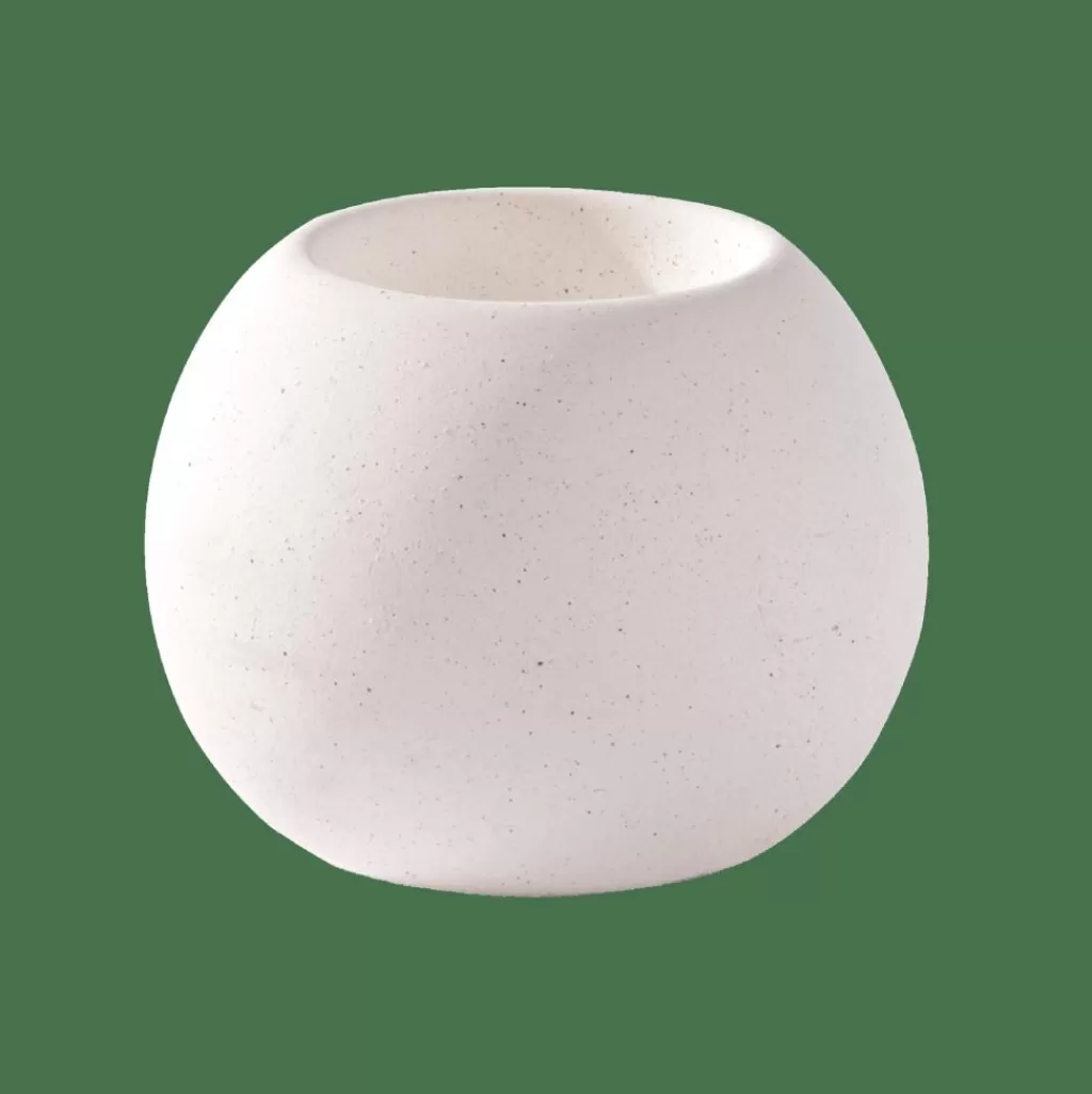 Fashion ALBA Soporte Para Vela Pequeña Blanco Soprortes Para Velitas