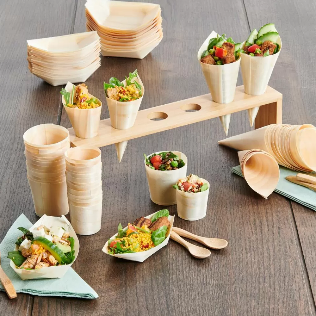 Sale APERO ECO Cucuruchos Juego De 20 Natural Aperitivo Y Tapas