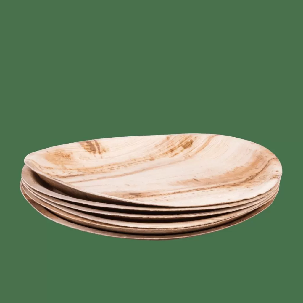 Shop ARECA LEAF Platos Juego De 6 Natural Platos