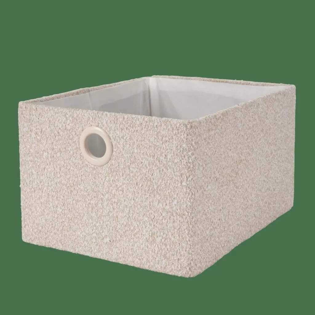 Clearance BASIC BOUCLE Cesta De Almacenaje Off White/sand Cestas De Almacenaje