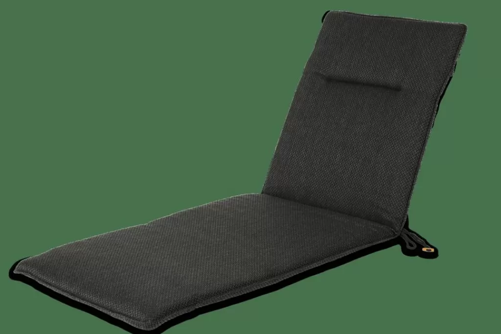 Outlet BAYA Cojines De Jardín Para Tumbona Negro Cojines De Jardín