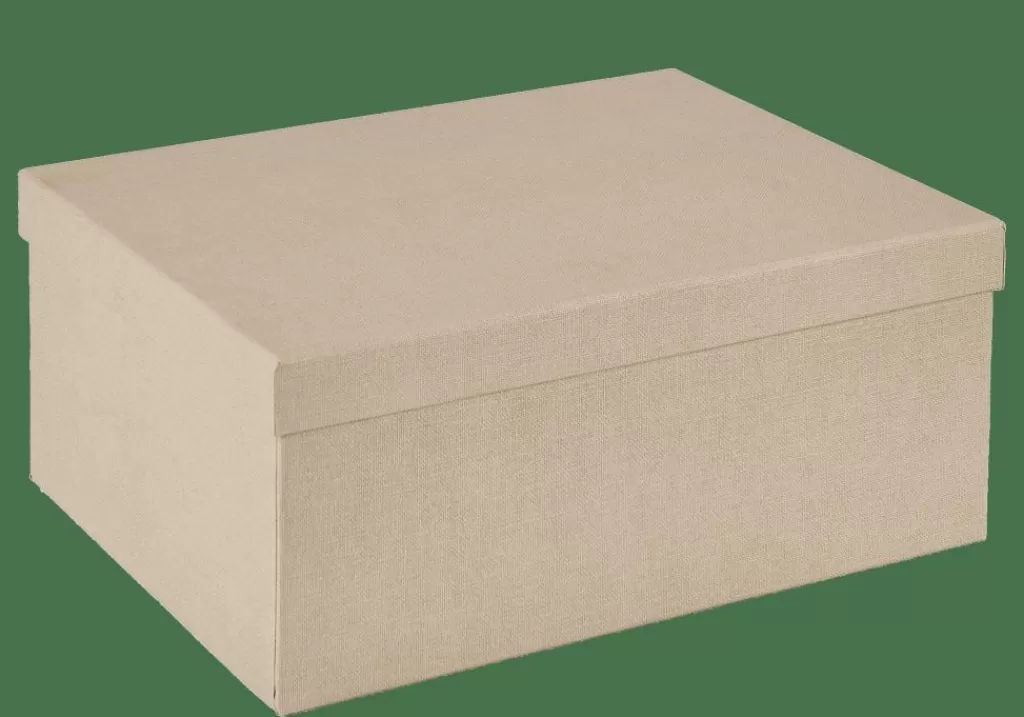 Flash Sale BIGSO Caja De Almacenaje XL Natural Cajas De Almacenamiento