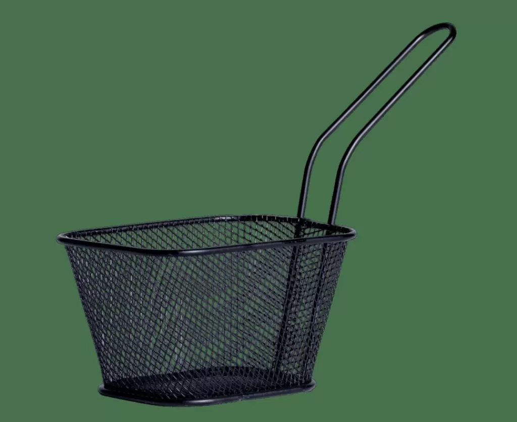 Sale BLACK Cesta Para Servir Negro Aperitivo Y Tapas