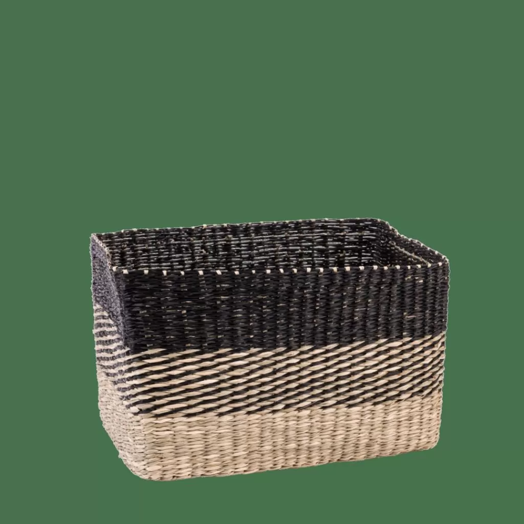 Hot BOBO Cesta Negro, Natural Cestas De Cajonera