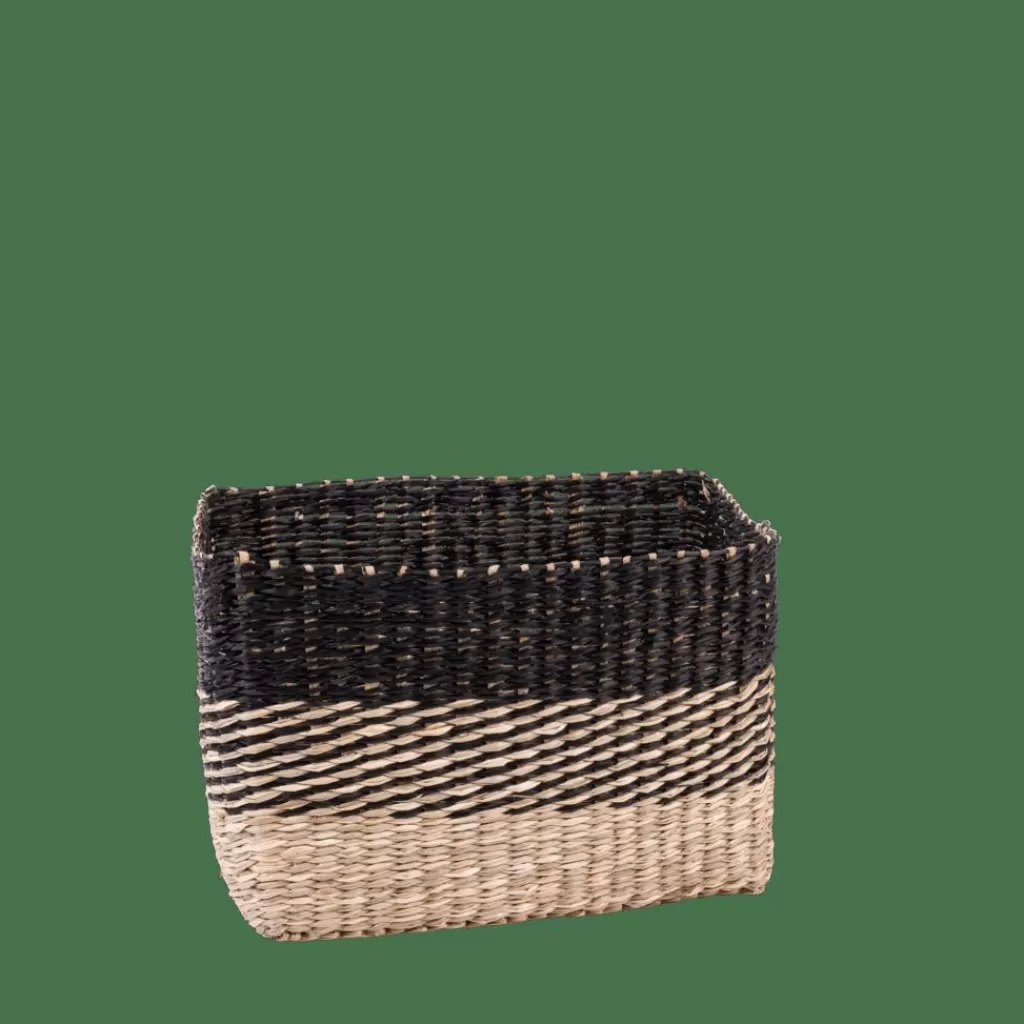 Fashion BOBO Cesta Negro, Natural Cestas De Cajonera