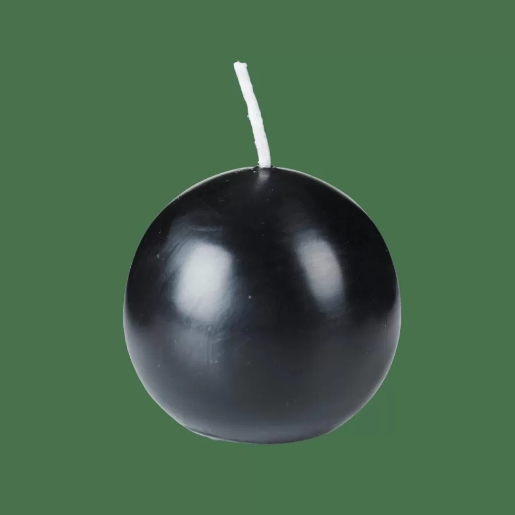 Cheap BOLA Vela Esférica Negro Velas