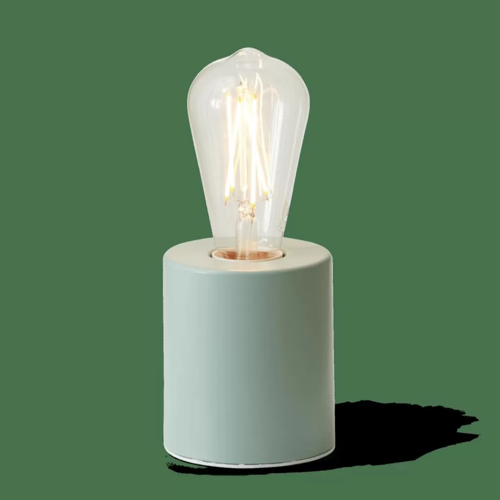 Online COLLEGE Lámpara De Mesa E27 Azul Lamparas De Mesa