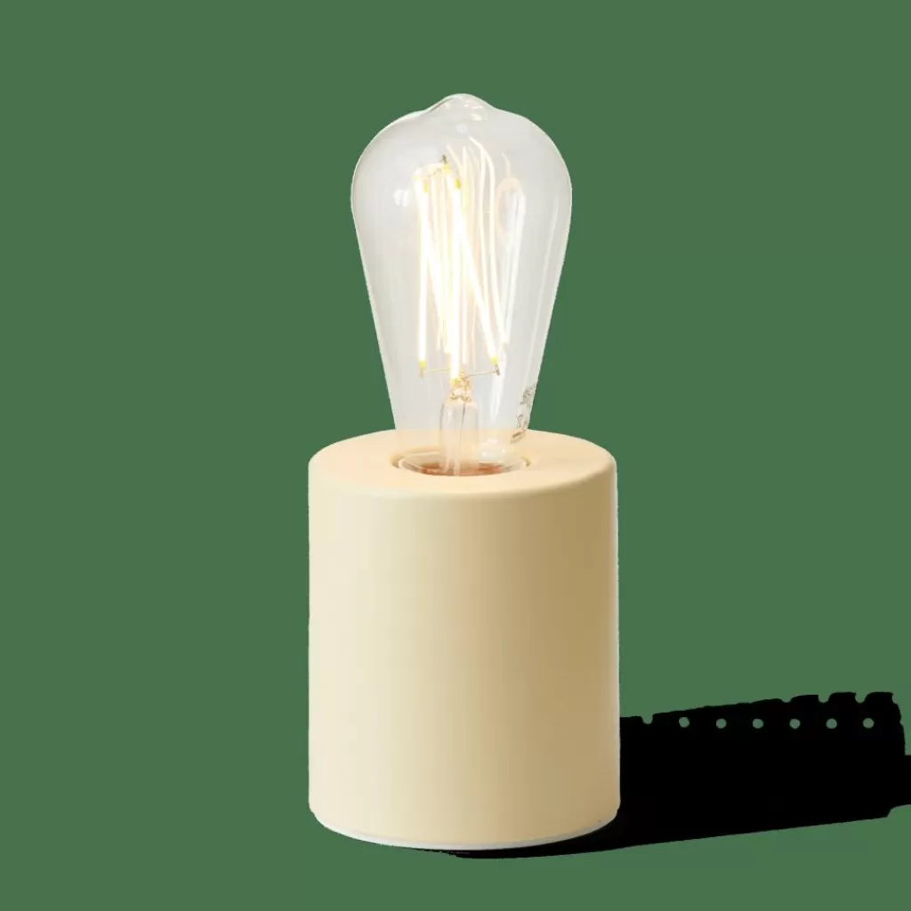 Flash Sale COLLEGE Lámpara De Mesa E27 Crema Lamparas De Mesa