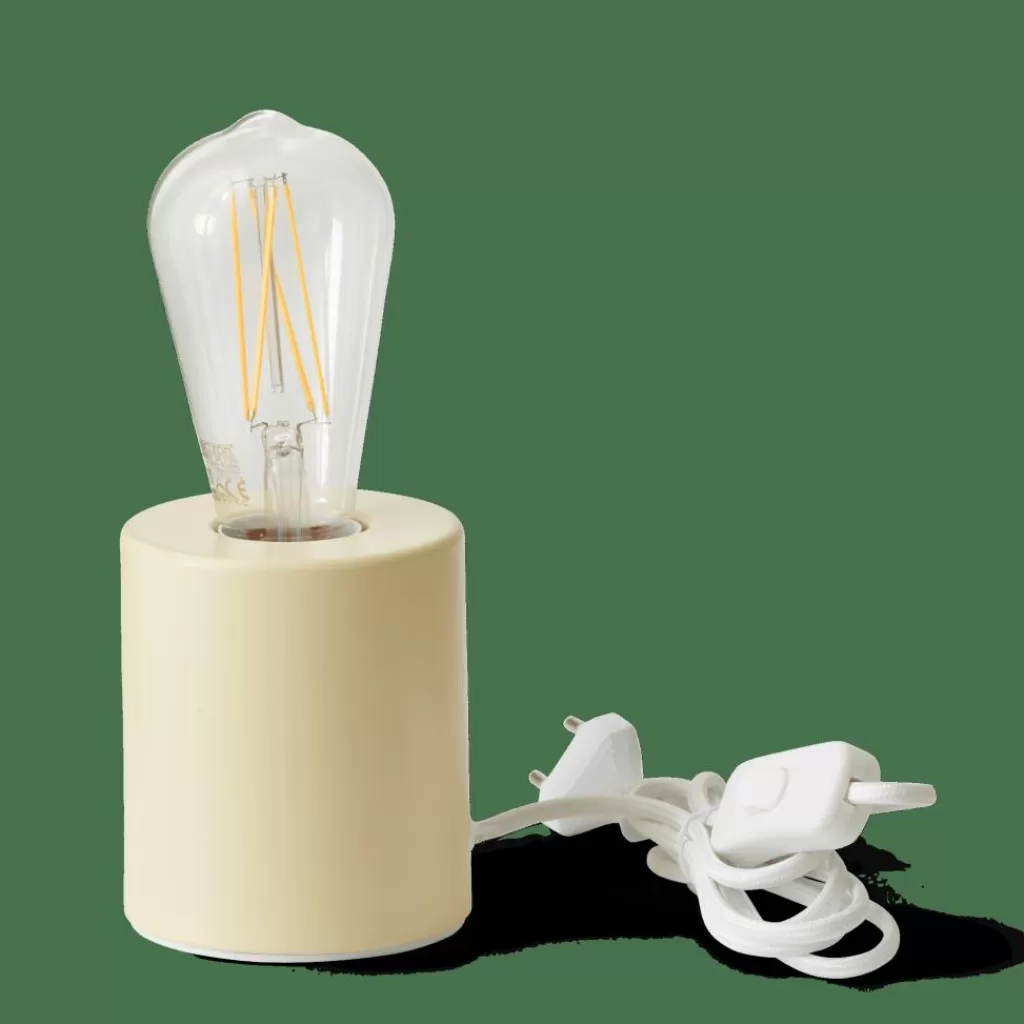 Flash Sale COLLEGE Lámpara De Mesa E27 Crema Lamparas De Mesa