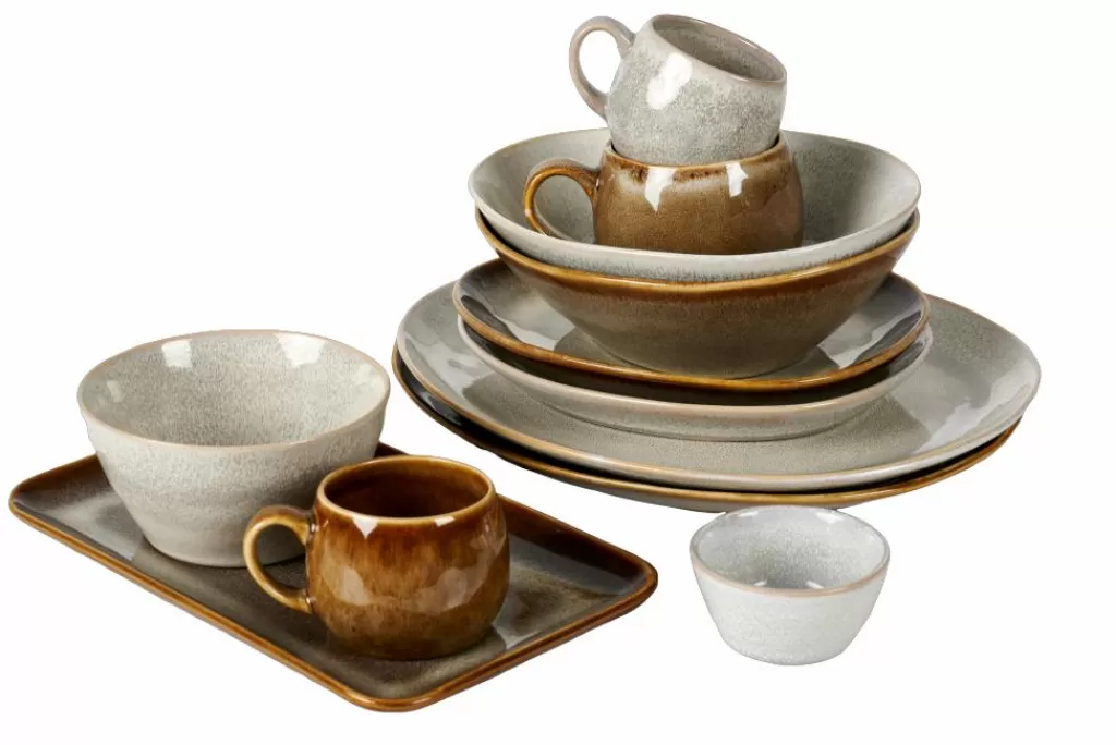 Clearance COZY Plato Marrón Platos