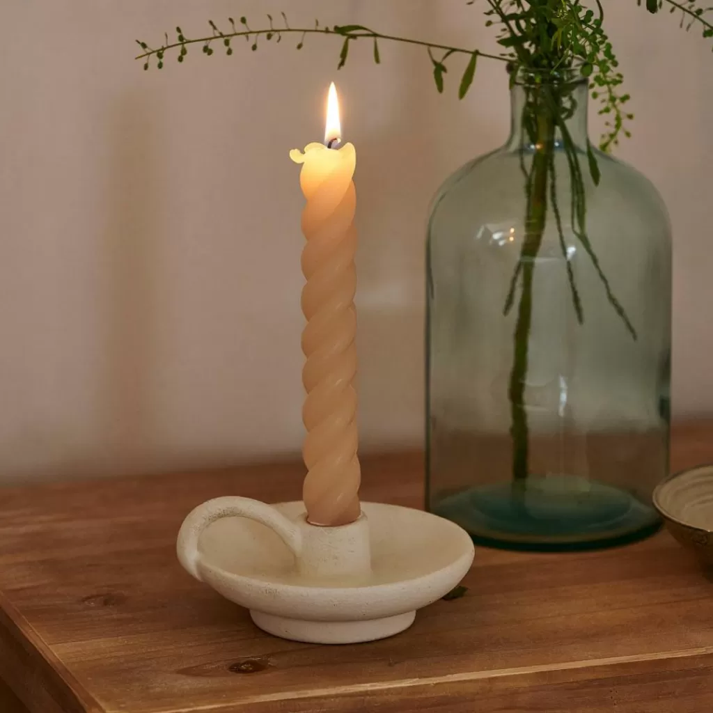 Cheap CURL Velas Juego De 2 Beis Velas