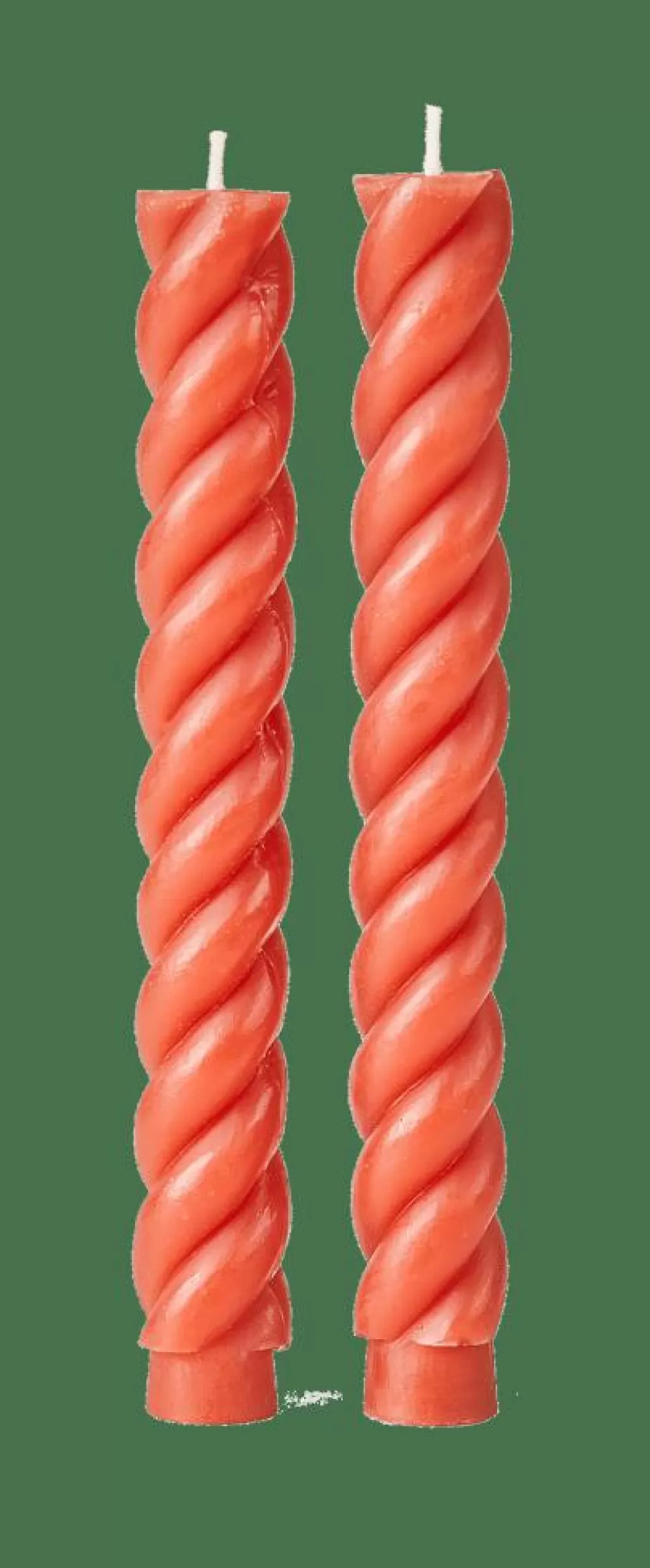 Cheap CURL Velas Juego De 2 Rojo Velas
