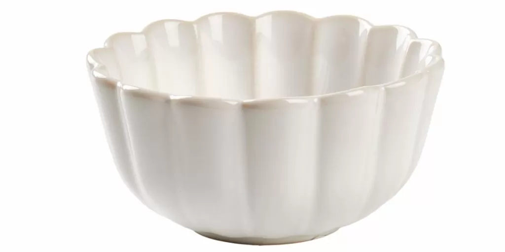 Clearance DAHLIA Plato Blanco Platos