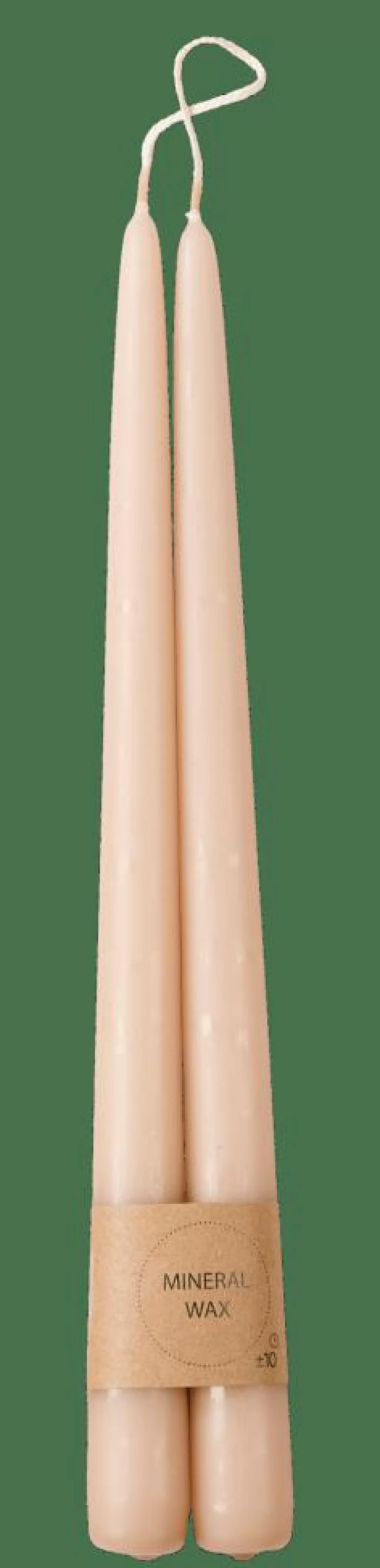 Cheap DUO Velas Largas Juego De 2 Beis Velas