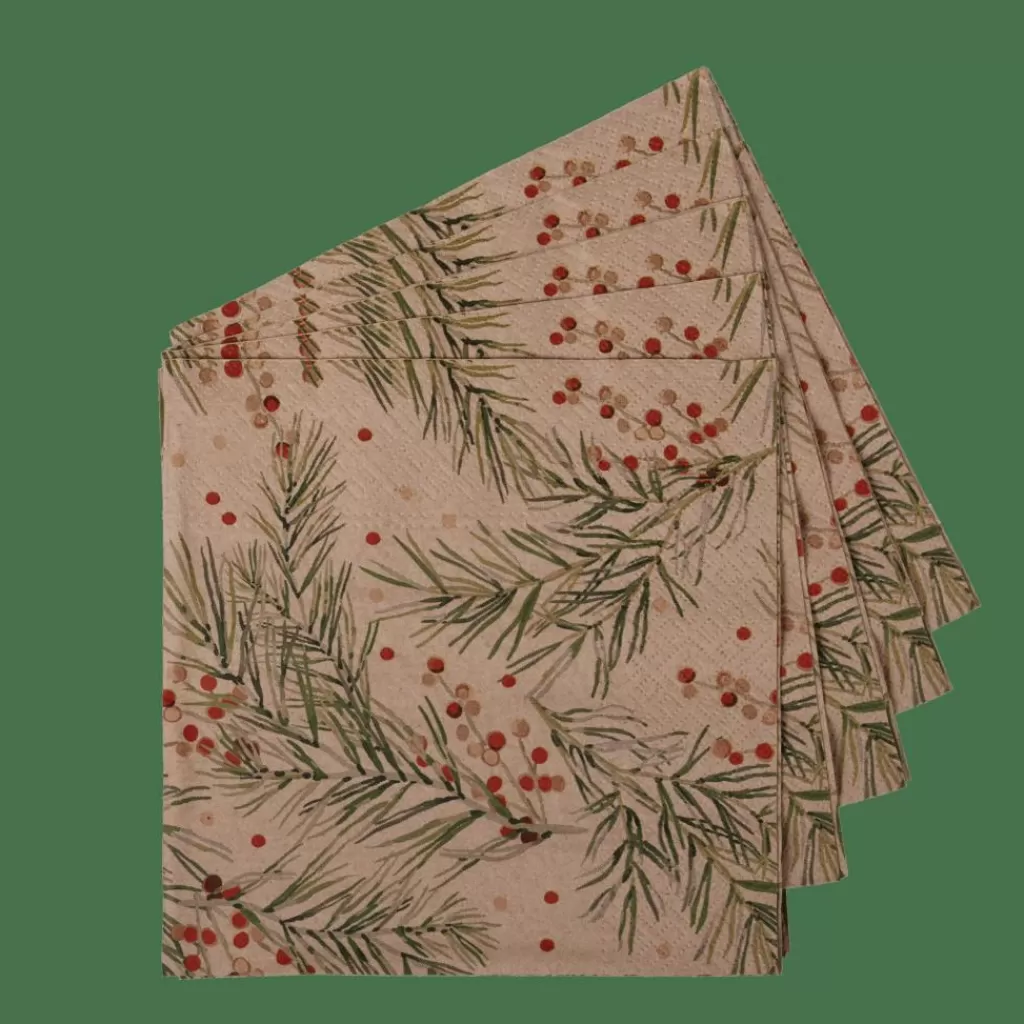 Cheap ECO HOLLY Paquete De 20 Servilletas Multicolor Servilletas