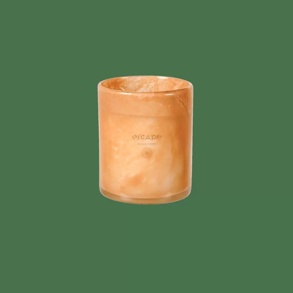 Cheap ESCAPE BLACK OUDH Vela Perfumada En Vaso Blanco, Color Rosa Viejo Velas Perfumadas | Velas