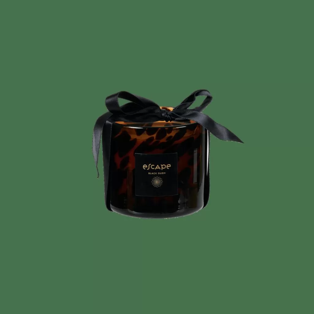 Cheap ESCAPE BLACK OUDH Vela Perfumada En Vaso Negro, Marrón, Multicolor Velas Perfumadas | Velas