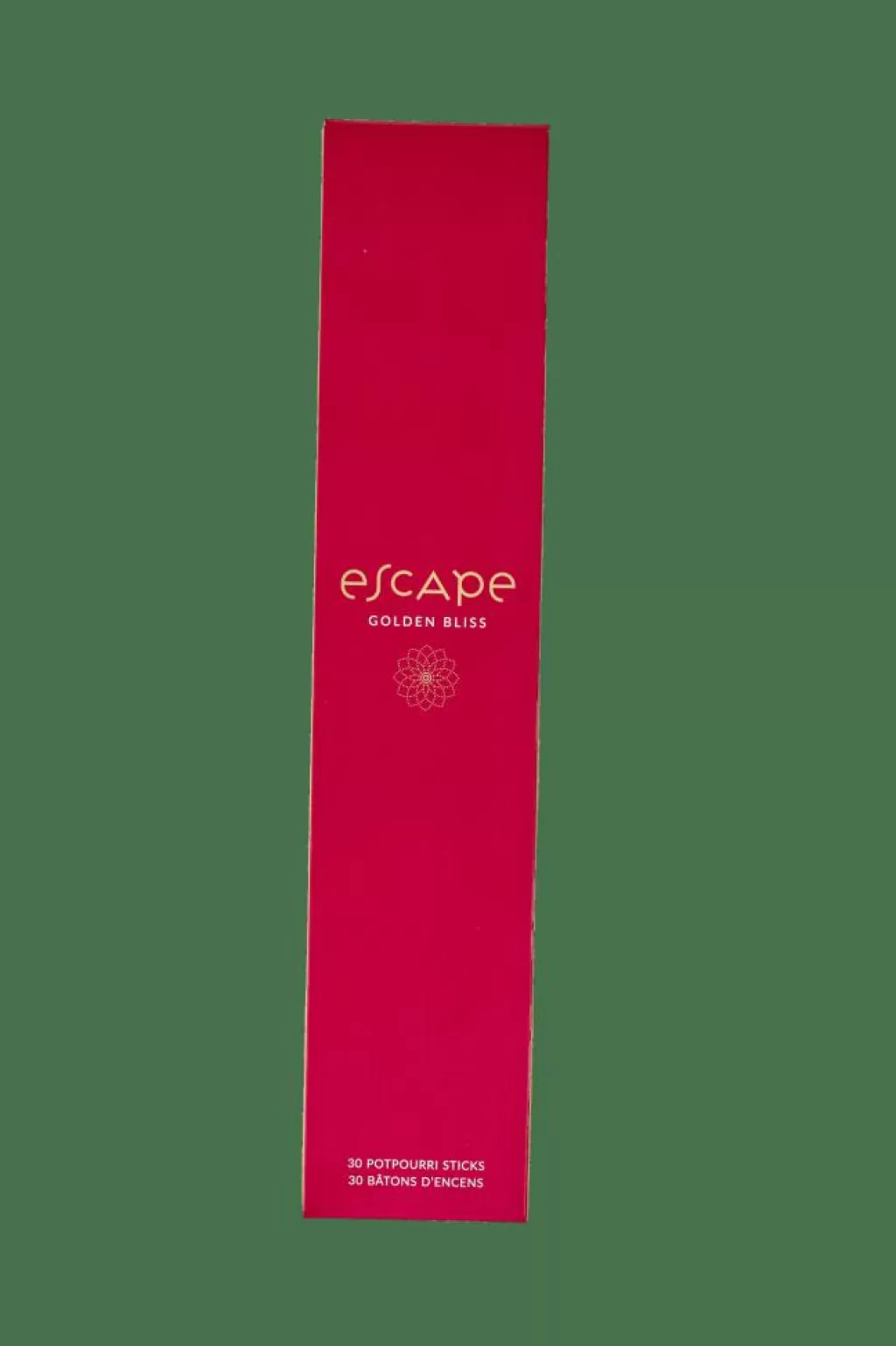 Flash Sale ESCAPE GOLDEN BLISS Incienso 30 Palillos Burdeos Articulos Aromáticos
