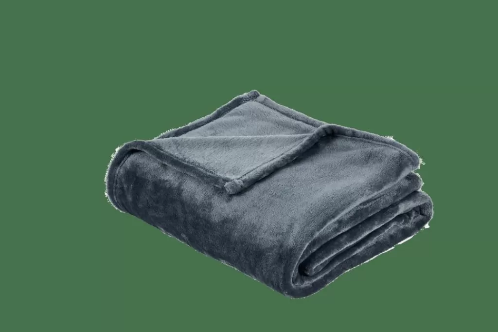 Cheap FLANELLA Manta Gris Mantas