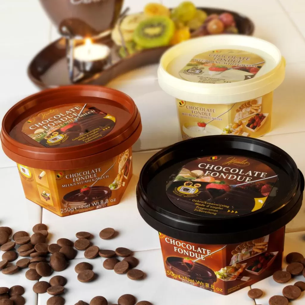 Outlet FONDUE Chocolate Para Fundir Chocolate Amargo Marrón Oscuro Alimentos