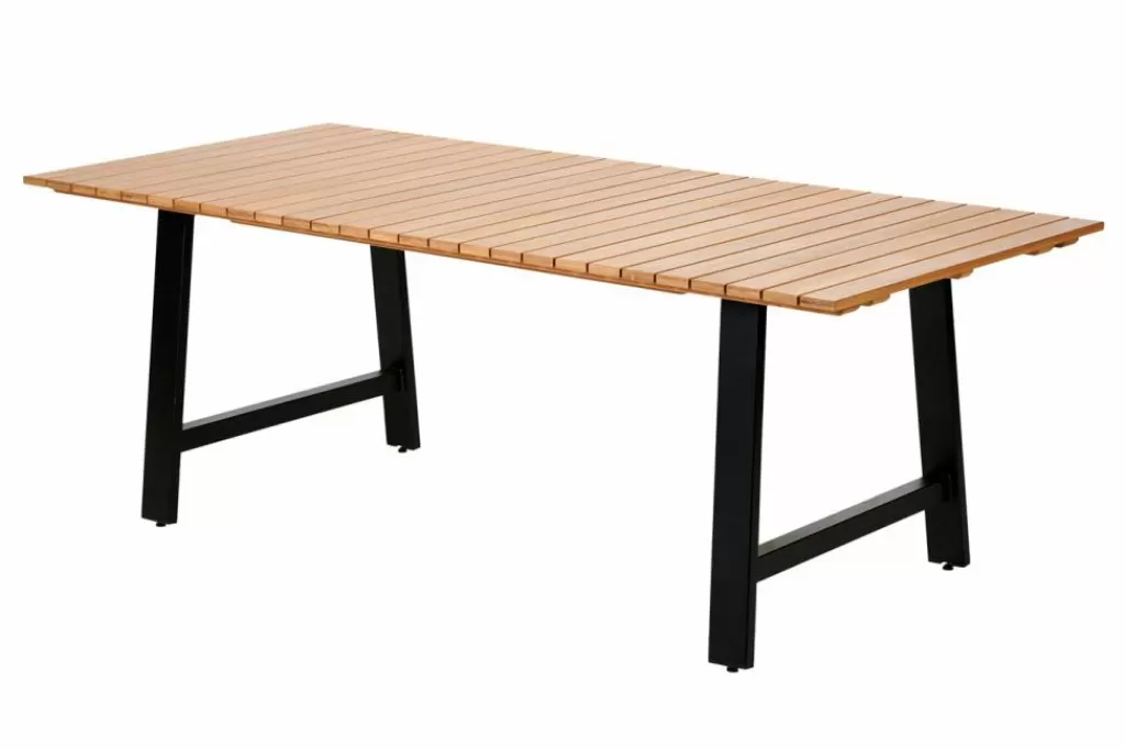 Flash Sale FORMAX Mesa De Jardín Con Patas En A Natural/negro Mesas De Jardín
