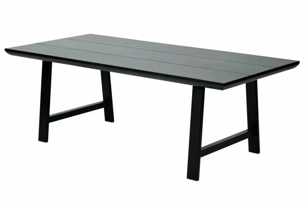 Fashion FORMAX Mesa De Jardín Con Patas En A Negro Mesas De Jardín
