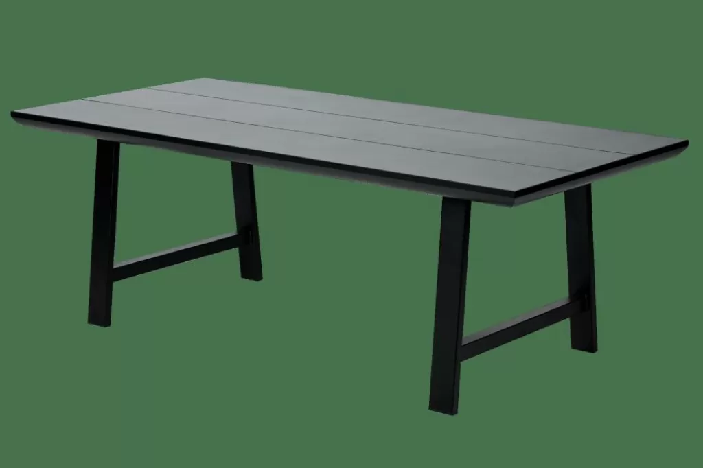 Fashion FORMAX Mesa De Jardín Con Patas En A Negro Mesas De Jardín