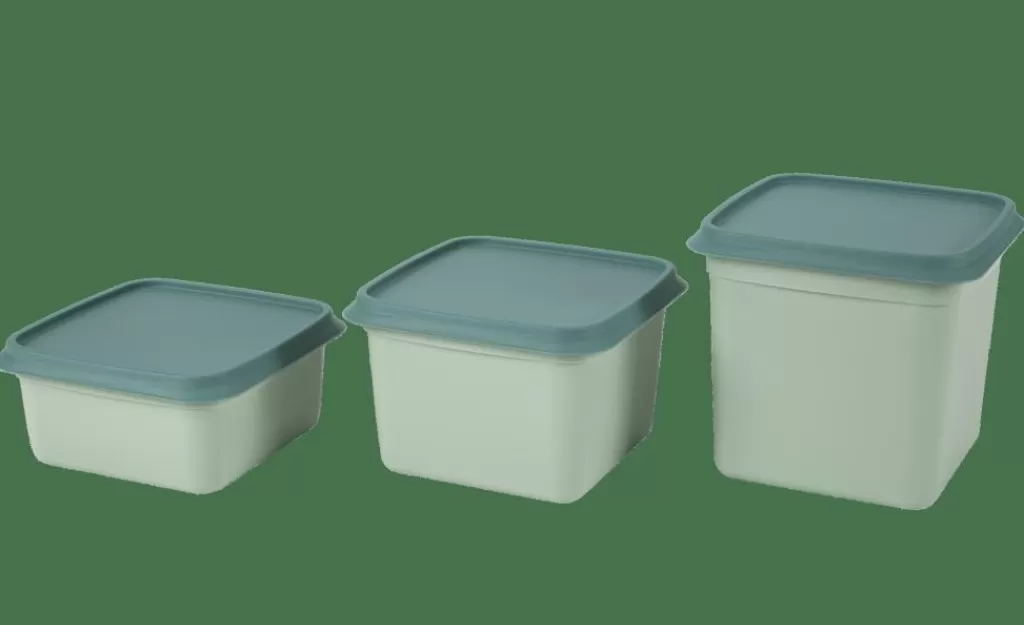Shop FREEZER Cajas Congeladoras Juego De 10 Menta, Verde Oscuro Taperes