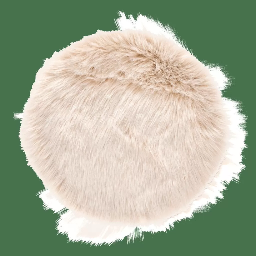 Hot FUR MIX Cojín Para Silla Blanco Cojines De Asiento