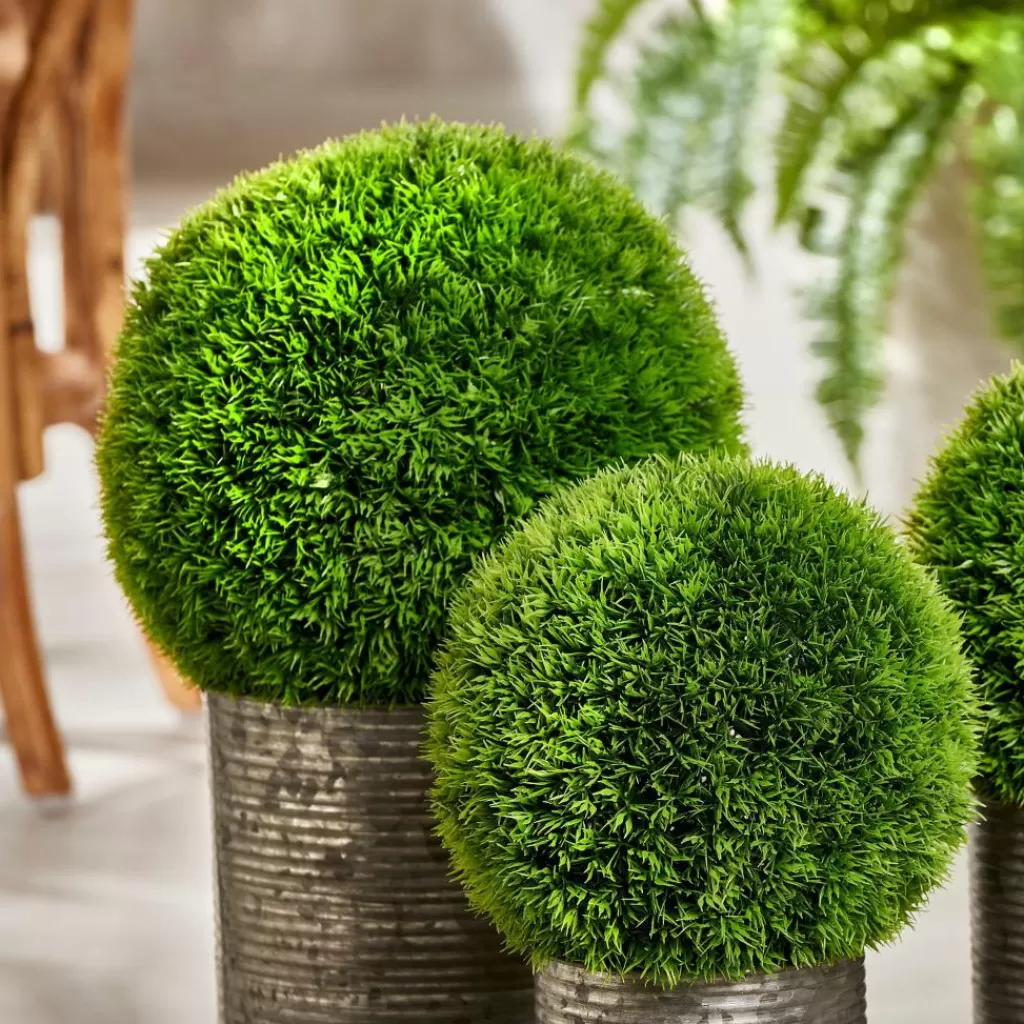 Discount GRASS Bola De Hierba Artificial Verde Plantas Artificiales