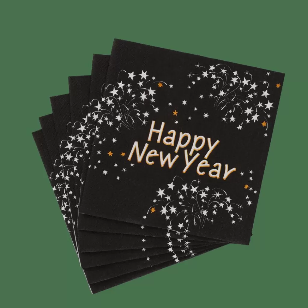 Cheap HAPPY NY Paquete De 20 Servilletas Verde Servilletas