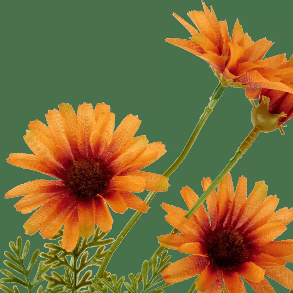 Hot INDI Naranja Flores Artificiales | Otoño
