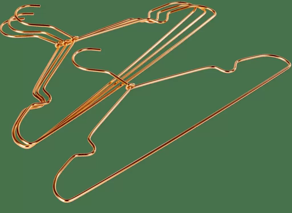 Online INFINITY GOLD Perchas Juego De 4 Dorado Perchas