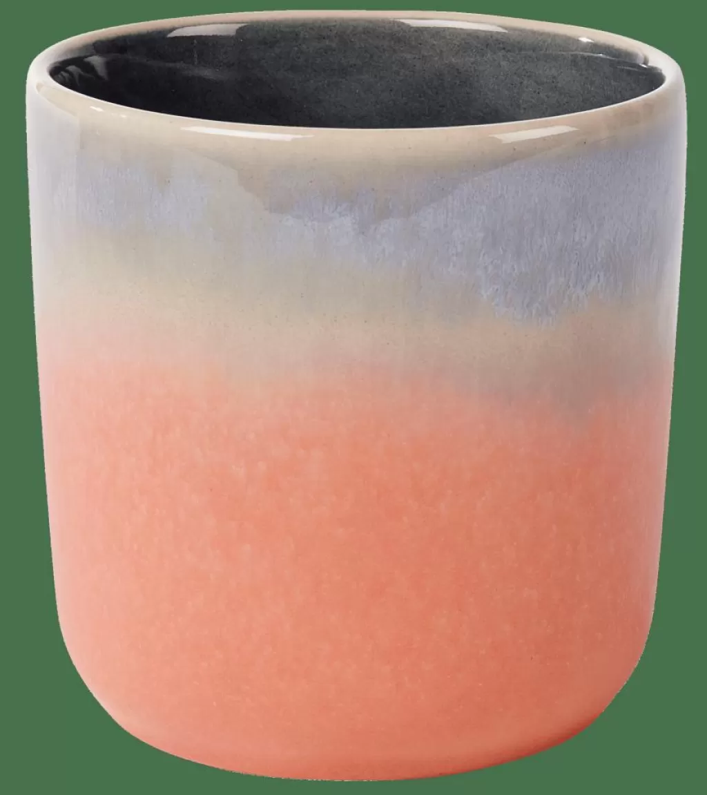 Fashion JESSIE ORANGE Taza Sin Asa Naranja Tacitas
