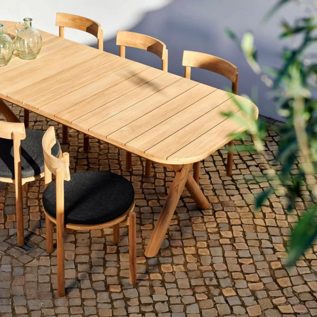 Fashion JULES Conjunto De Jardín Con Cojines Negro Mesas De Jardín | Conjuntos De Jardín