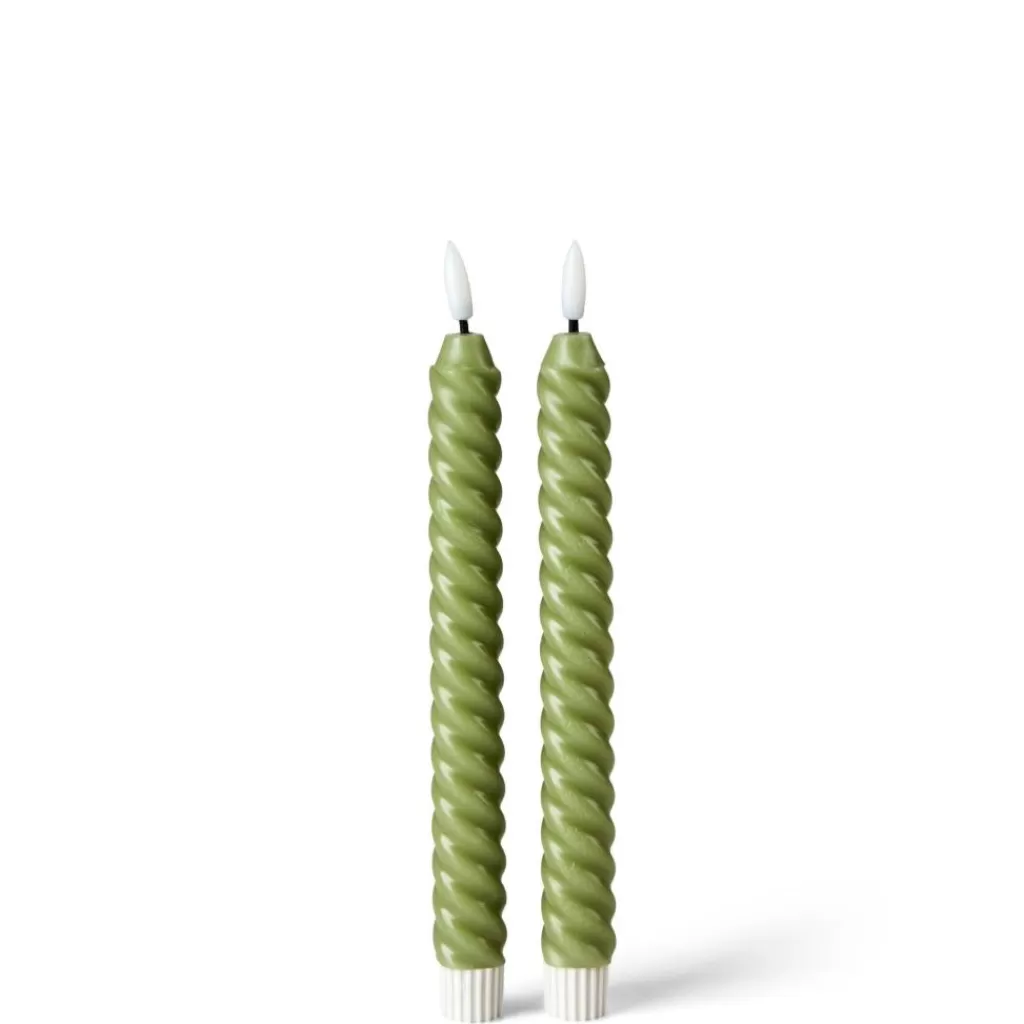 Clearance LED Vela Larga Led Verde Velas Led | Velas