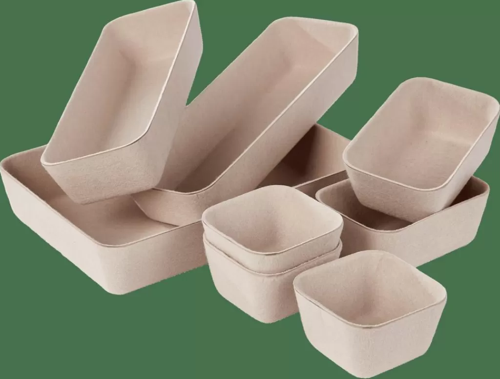 Cheap LINOSTORE Cestas De Almacenaje Para Cajón Beis Cestas De Almacenaje