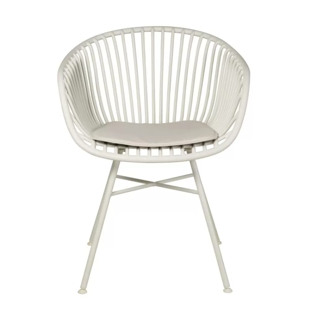 Best Sale LOIC Silla Blanco Sillas De Jardín