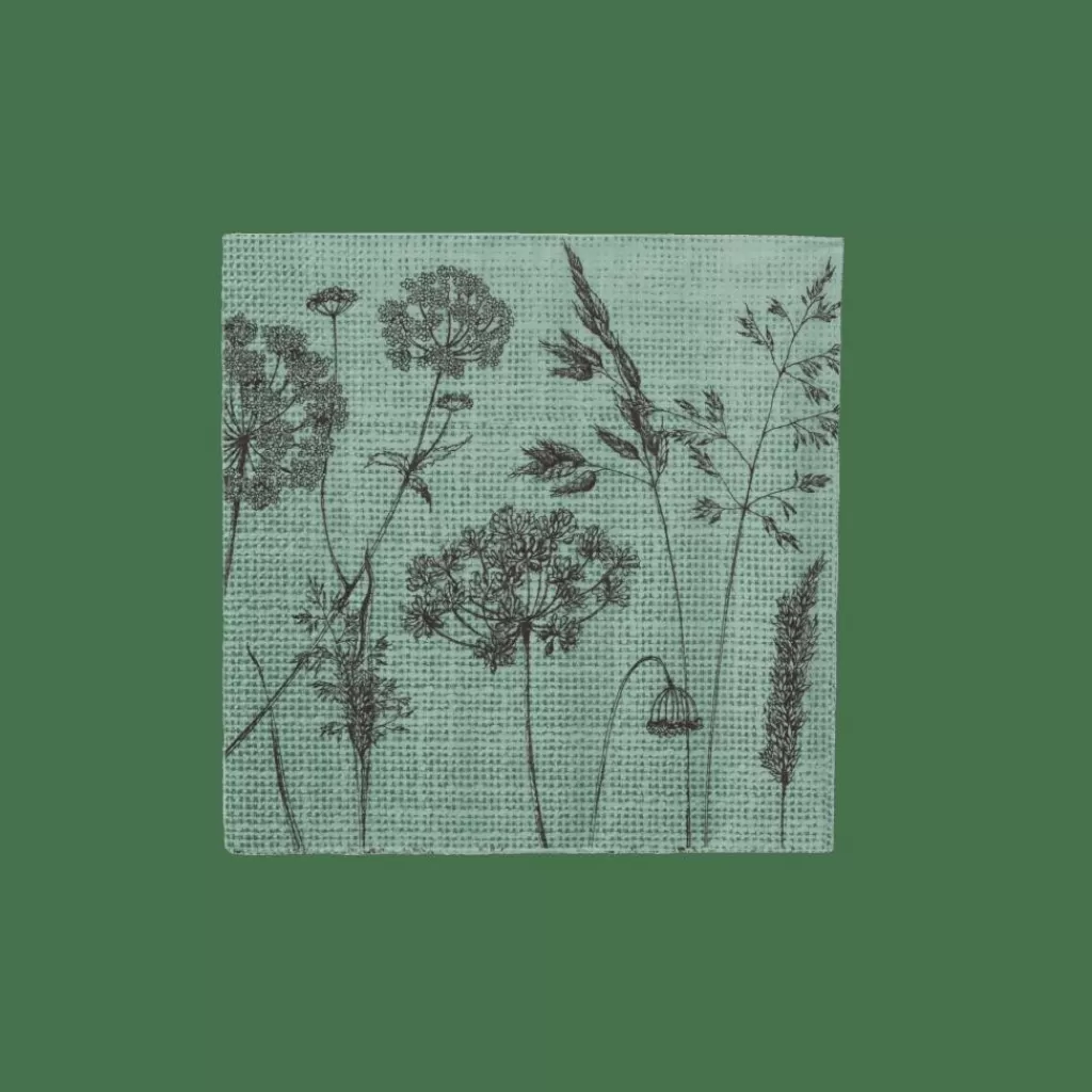 Clearance LOLIUM GREEN Paquete De 20 Servilletas Verde Servilletas