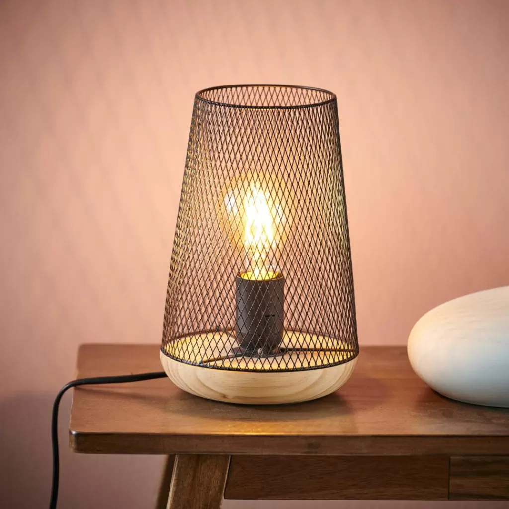 Sale MESH Lámpara De Mesa Negro Lamparas De Mesa