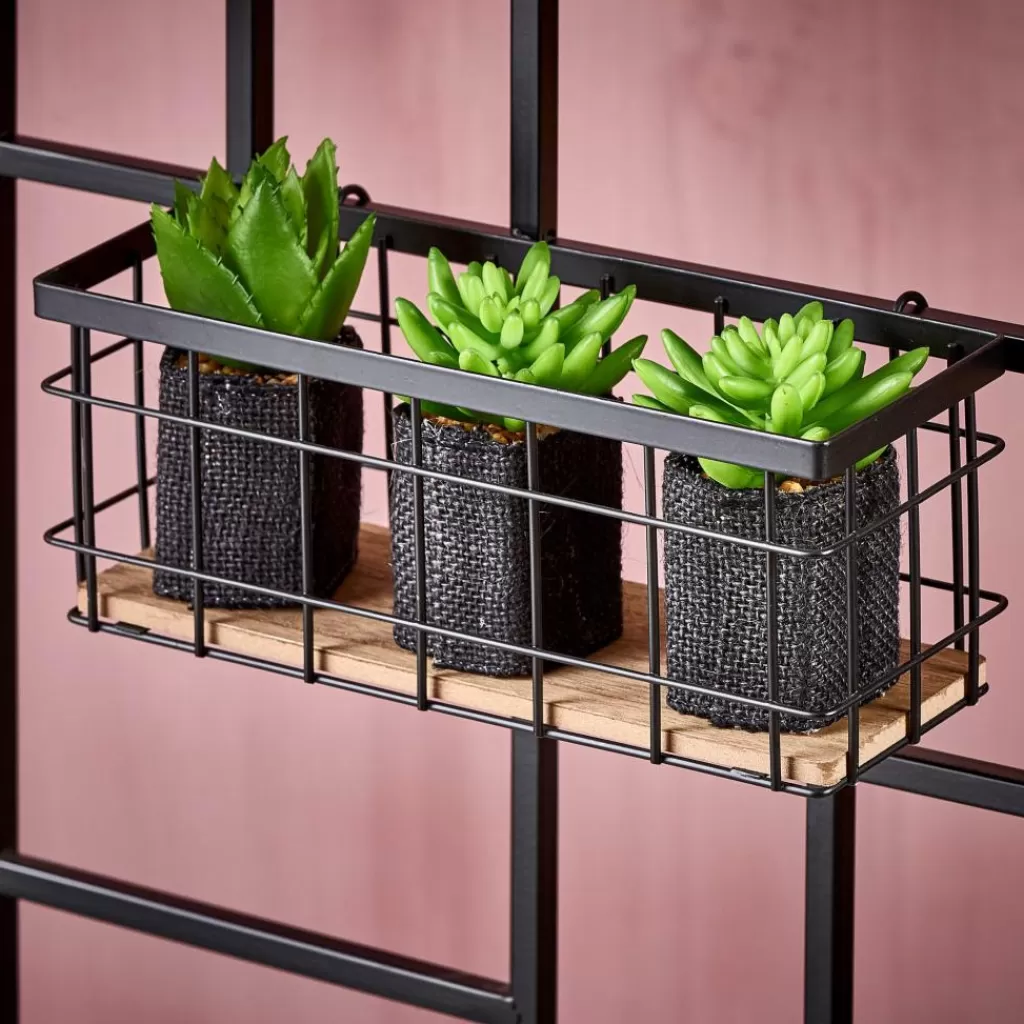 Online MODULAR Cesta Negro Decoracion De Pared