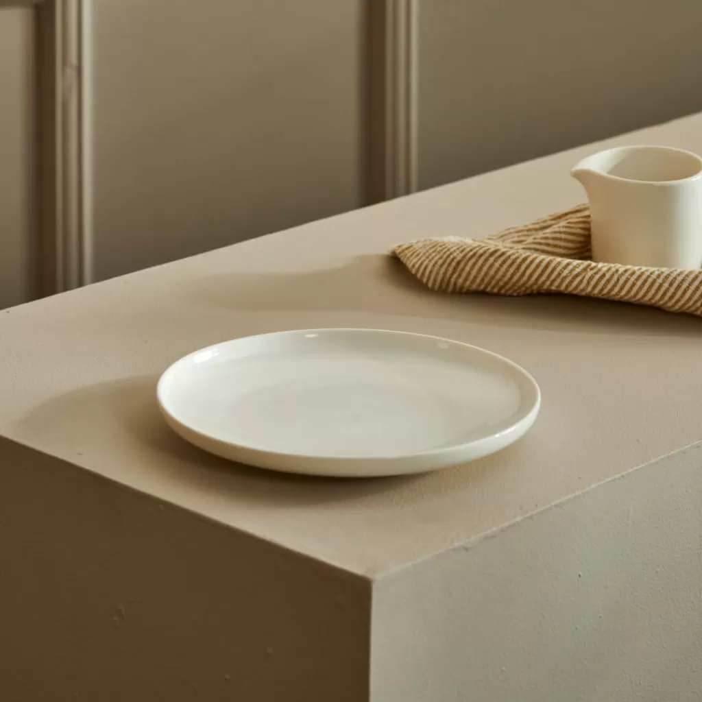 Clearance MOON Plato Blanco Platos