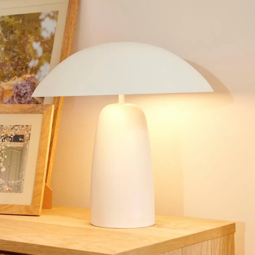 Online PANDI Lámpara De Mesa Blanco Apagado Lamparas De Mesa