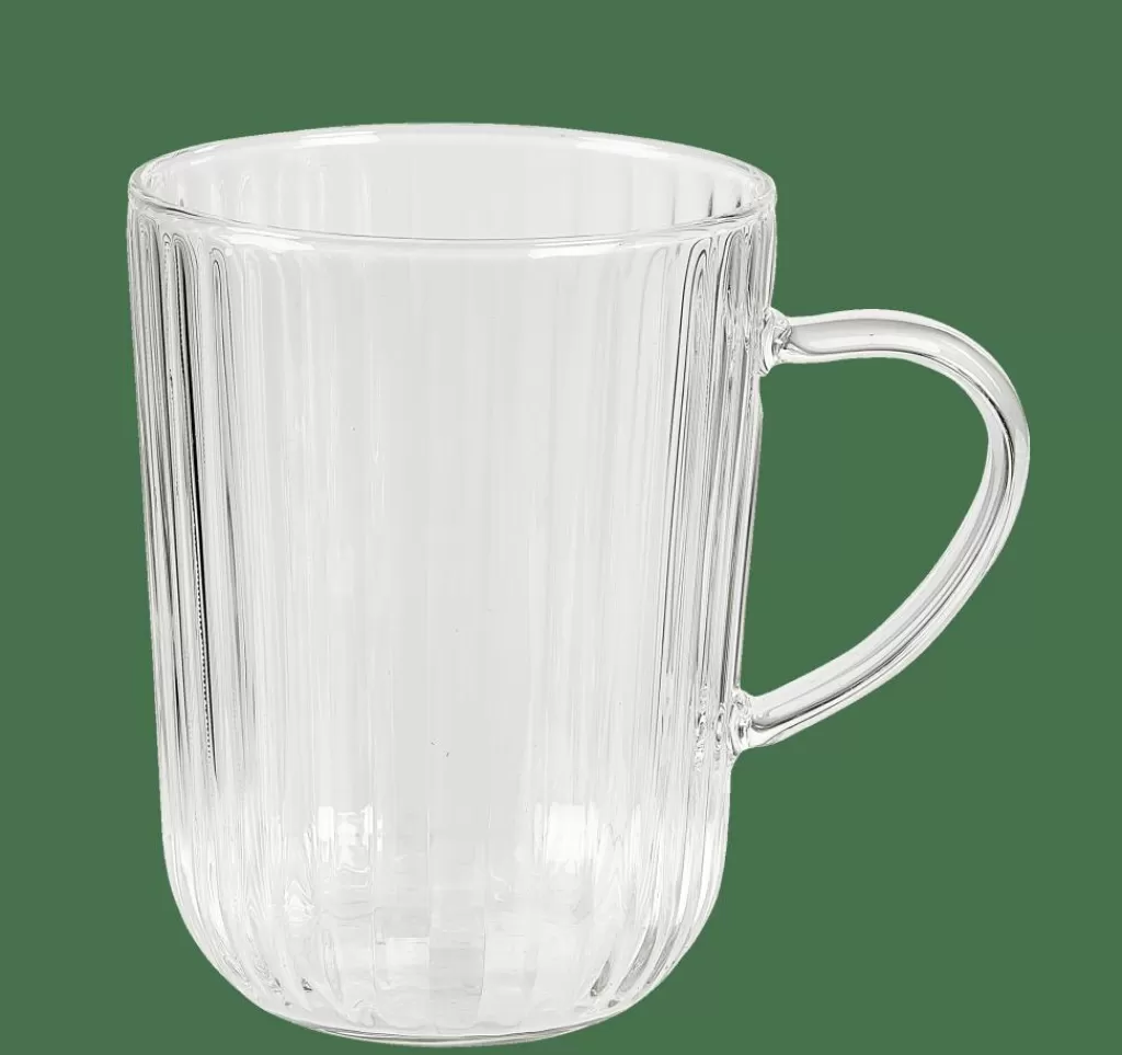Cheap PAUSA Vaso De Té Con Asa 45 CL Transparente Vasos Para Té | Vasos Para Café