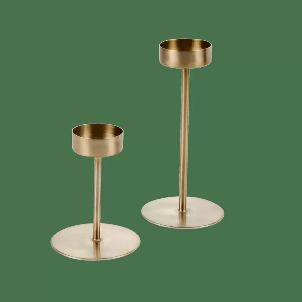 Cheap PHANTOM Soporte Para Vela Pequeña Oro Claro Soprortes Para Velitas
