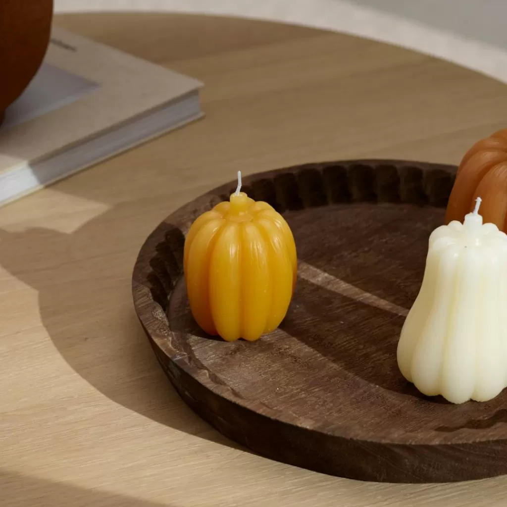 Outlet PUMPKIN Vela Amarillo Halloween | Otoño