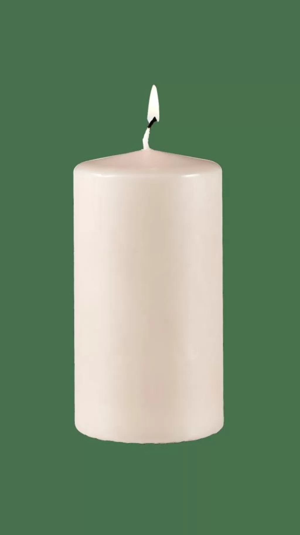 Best Sale PURE Vela Cilíndrica Marrón Claro Velas
