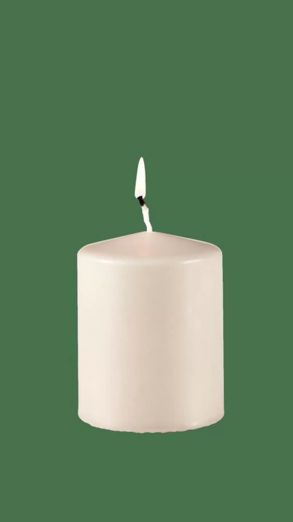 Cheap PURE Vela Cilíndrica Marrón Claro Velas