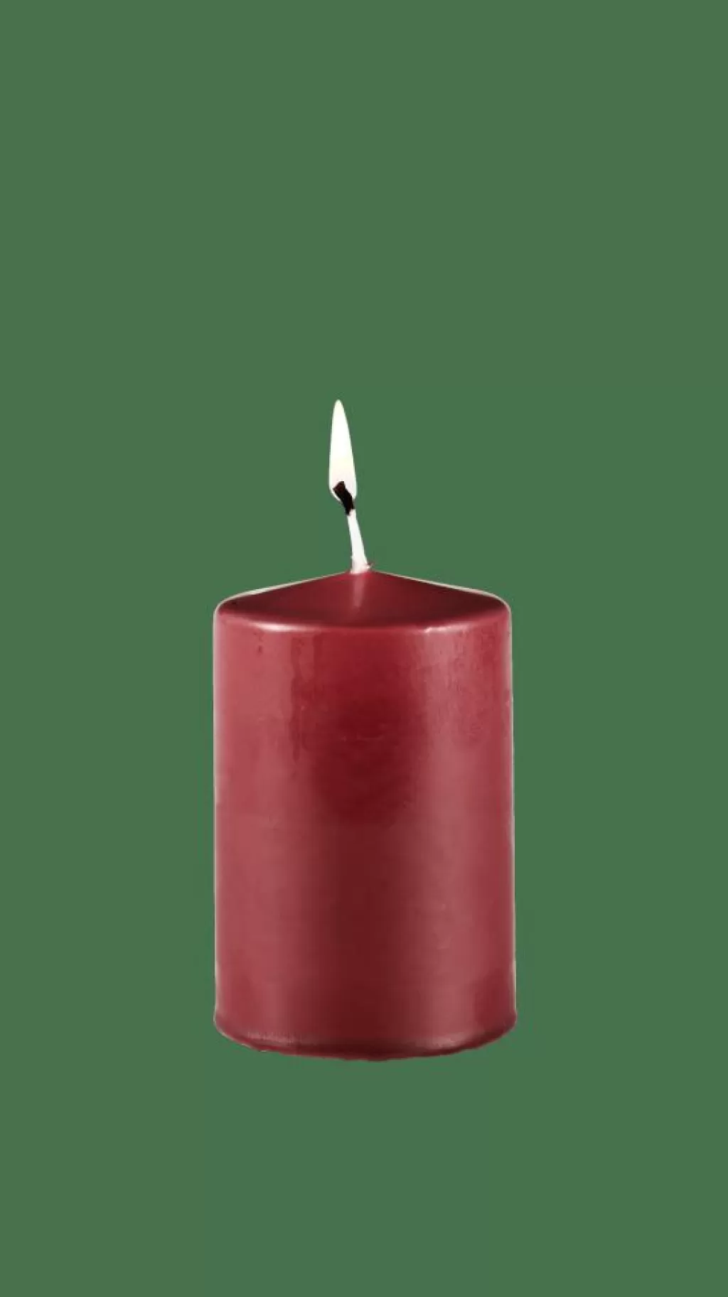 Outlet PURE Vela Cilíndrica Rojo Oscuro Velas